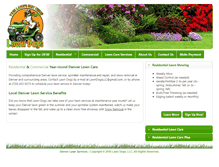 Tablet Screenshot of denverlawnservices.com